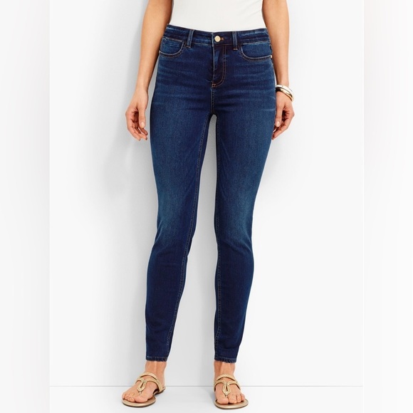 NWT Talbots Flawless 5-Pocket Jegging Jeans Saratoga Wash Size 12 - Picture 1 of 8